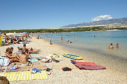 La spiaggia Zrće