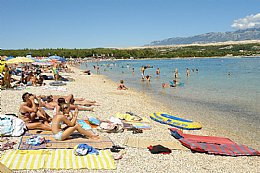 La spiaggia Zrće